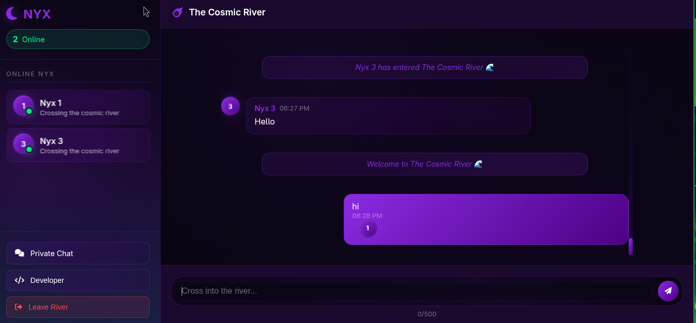 NYX - Chat Application